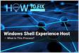 O que é Windows Shell Experience Host e por que